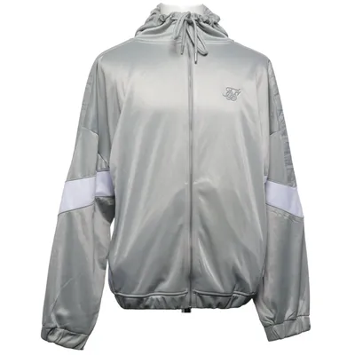 Hoodie (Gray, White) from SikSilk Polyester