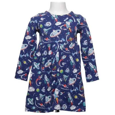 Robe (Bleu, Multicolore) de Miniboden Coton