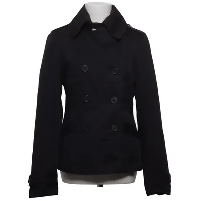 Pea coat (Black) from VILA Cotton, Polyester