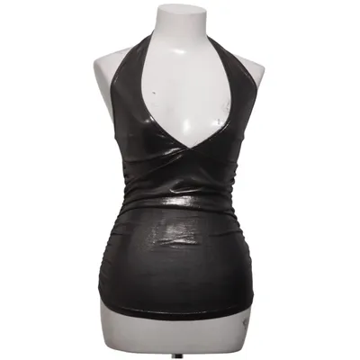 Neckholder Top (Schwarz) von Shein Elasthan, Polyester