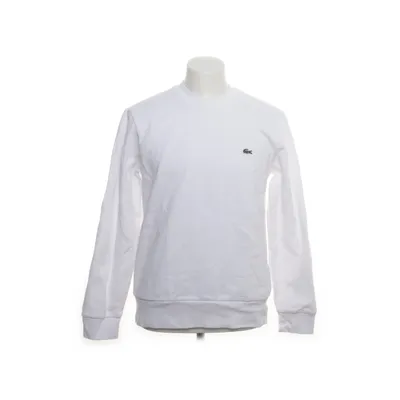 Collegetröja (Vit, Grön) från Lacoste Bomull, Polyester