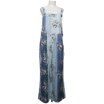 Dungarees (Blue, Multicolored) Polyester