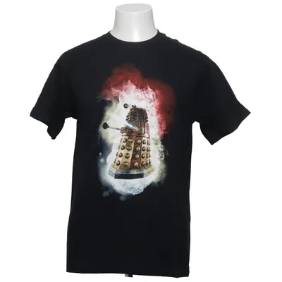 T-shirt (Sort) fra Doctor WHO Bomuld