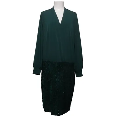 Cocktailkjole (Grøn) fra Happy Holly Elastan, Polyester
