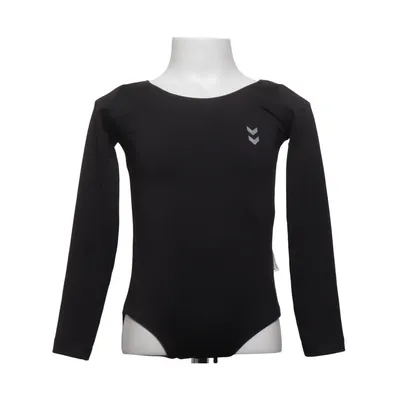 Gymnastics leotard (Black) from Hummel Elastane, Polyester