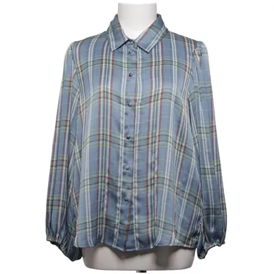 Skjorta (Blå, Flerfärgad) från Haust Polyester, Viskos