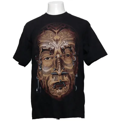 T-shirt (Svart, Flerfärgad) från Rock Eagle Bomull