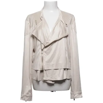 Bikerjacka (Beige) från Flash Woman Polyester