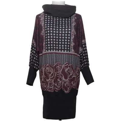 Robe à col roulé (Gris, Multicolore) de Smash Acrylique, Élasthane, Polyamide, Polyester