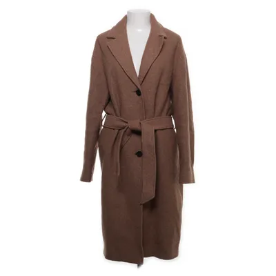 Manteau (Marron) de Visual Clothing Project Polyester, Viscose, Laine