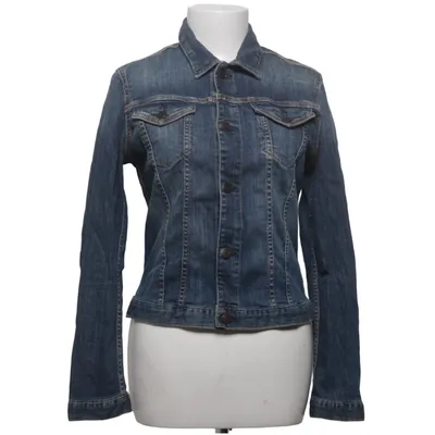 Denimjakke (Blå) fra Crocker Bomuld, Elastan