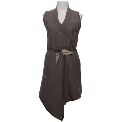 Klänning (Brun) från Designers Remix Collection Bomull, Polyester, Ull