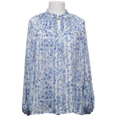 Blouse (Blue, White) from H&M