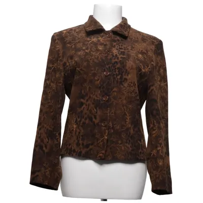 Jacka (Brun, Svart) från Taifun Collection Acetat, Elastan, Polyester