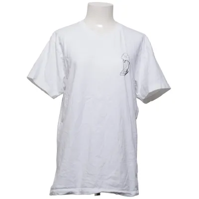T-shirt (Hvid, Flerfarvet) fra American Apparel Bomuld