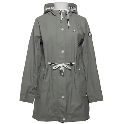 Manteau imperméable (Vert) de Voile Bleue Coton, Polyester, Polyuréthane