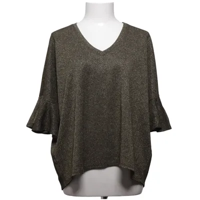 Topp (Grå, Guldfärgad) från Soaked in Luxury Metallfiber, Polyester, Viskos