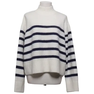 Turtleneck (Hvid, Blå) fra & Other Stories Elastan, Mohair, Polyester, Uld