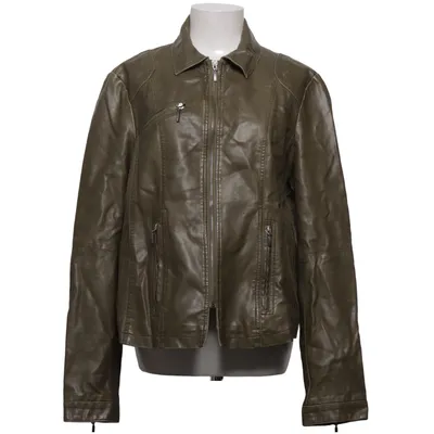 Bikerjack (Groen) van Not Polyester, Polyurethaan, Viscose