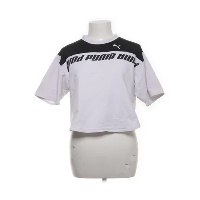 T-shirt (Wit, Zwart) van Puma Katoen