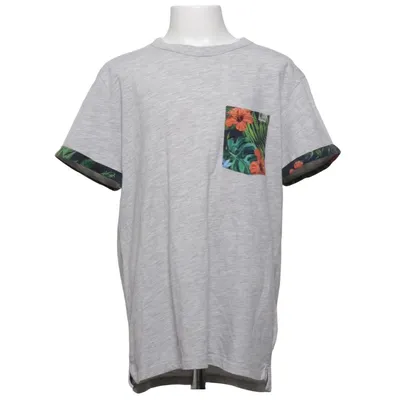 T-shirt (Grijs) van Nathalie Lété x H&M Katoen, Polyester
