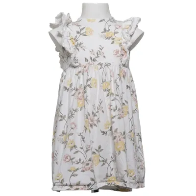 Dress (White, Multicolored) from Newbie by KappAhl Cotton