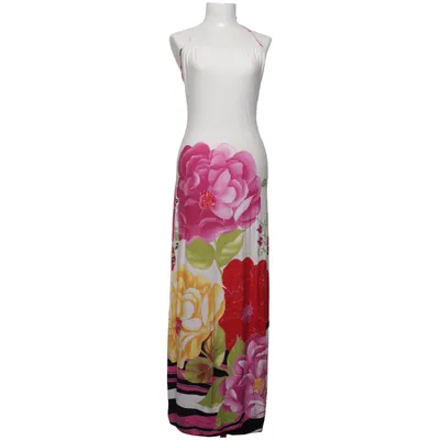 Maxi dress (White, Multicolored) from Anna Holtblad Elastane, Viscose