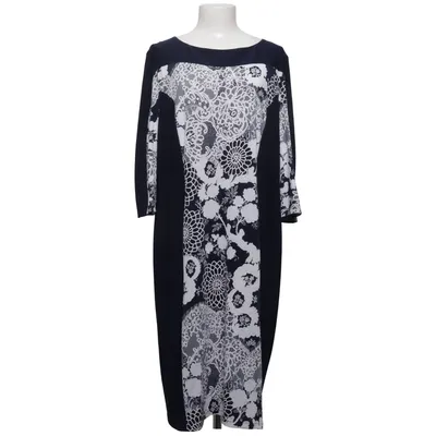 Jurk (Blauw, Wit) van Hermann Lange Elastaan, Polyester