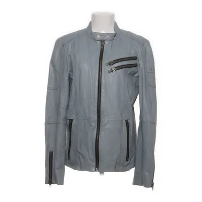 Leren jack (Grijs) van Freaky Nation Katoen, Polyester