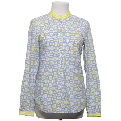 Blus (Vit, Blå, Gul) från Emily van den Bergh Bomull