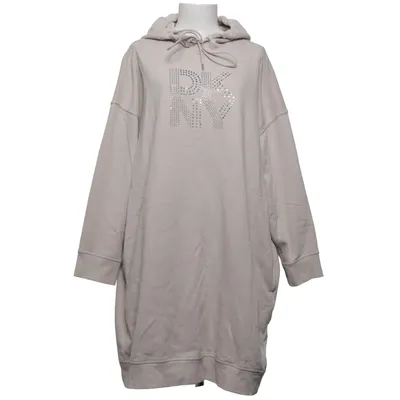 Hood dress (Beige) from DKNY Sport Cotton, Polyester