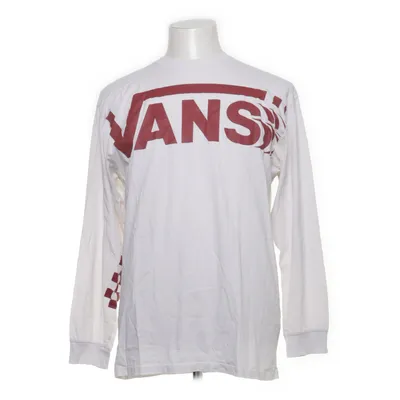 Langærmet t-shirt (Hvid, Rød) fra Vans Bomuld