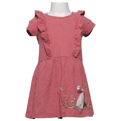 Dress (Red, White) from Emil i Lönneberga Elastane, Organic cotton