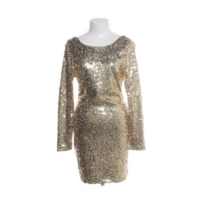 Cocktailklänning (Beige, Guldfärgad) från NLY One Polyester