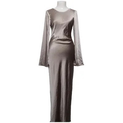 Robe longue (Beige) de Gina Tricot Polyester recyclé