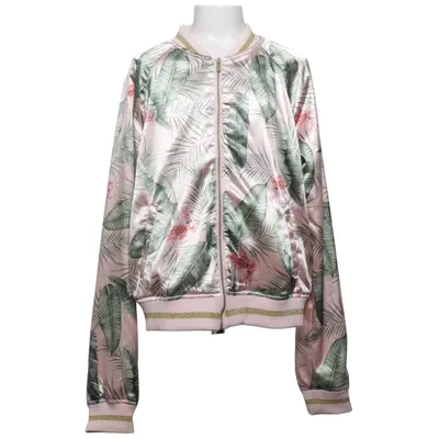 Bomber jacket (Pink, Multicolored) from Karolina Kijak x H&M Polyester, Elastane