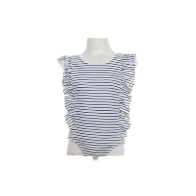 Swimsuit (White, Blue) from Polarn O. Pyret Elastane, Polyester