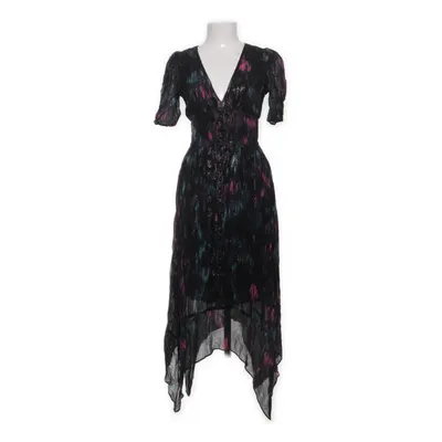 Robe longue (Noir, Multicolore) de The Kooples Fibre métallique, Viscose