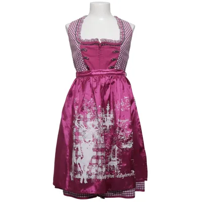 Dirndl (Pink, Hvid) fra Stockerpoint Bomuld, Polyester