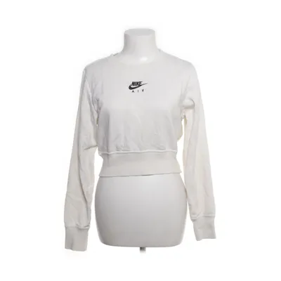 Collegetröja (Vit) från Nike Air Bomull, Polyester