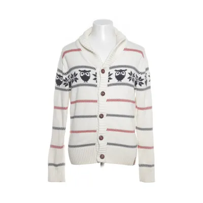 Cardigan (White, Multicolored) from Knowledge Cotton Apparel Organic cotton