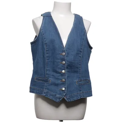 Spijker gilet (Blauw) van Susan Bristol