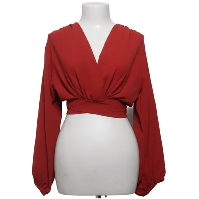 Wikkelblouse (Rood) van Style & Co Elastaan, Polyester