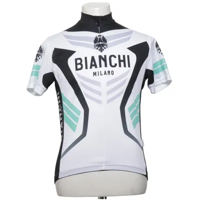 Cykeltröja (Vit, Svart, Grön) från Bianchi Polyester