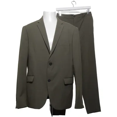 Kostym (Slim Fit) från Lindbergh White Elastan, Polyester, Viskos