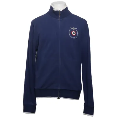 Trainingsjacke (Blau) von Aeronautica Militare Baumwolle, Elasthan