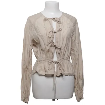 Blouse portefeuille (Beige) de Frakment Polyester, Viscose