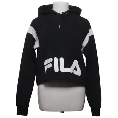 Hættetrøje (Sort, Hvid) fra Fila Bomuld, Polyester