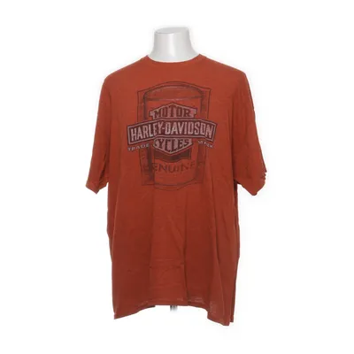 T-shirt (Orange) fra Harley Davidson Bomuld, Polyester