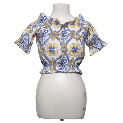 Crop top (Vit, Blå, Gul) från Luisa Linne
